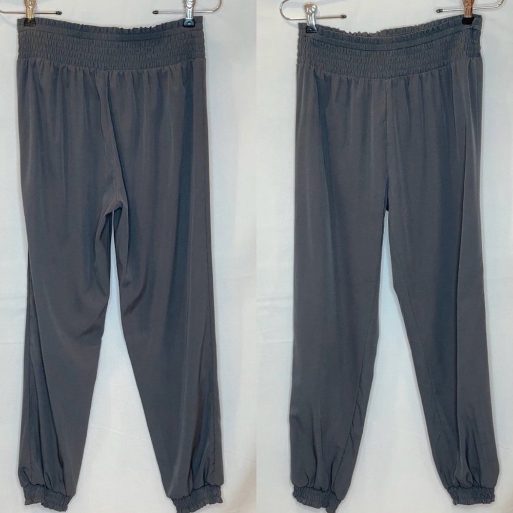 5 for $25! Last Chance!‎ Aerie Grey Joggers Lightweight Elastic Ruched Waist